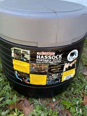 Reliance Hassock Portable Camping Toilet